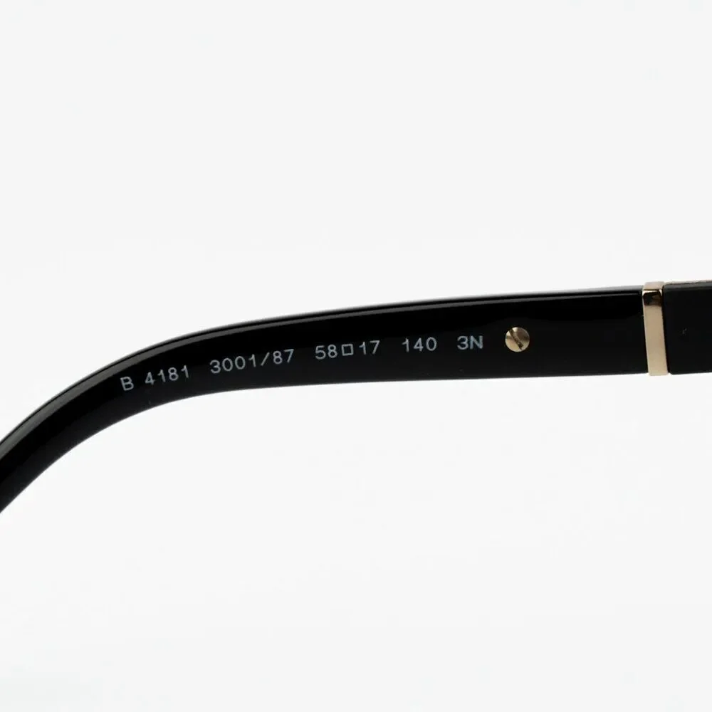 NEW Burberry BE4181 300187 Black Grey Square Unisex Sunglasses BE4181